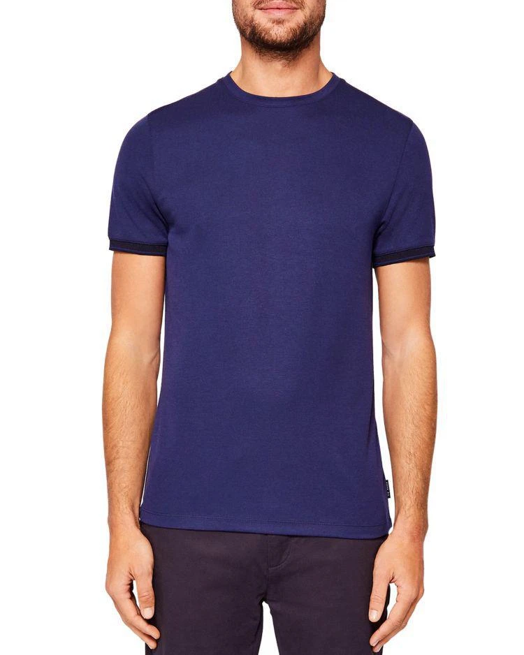 商品Ted Baker London|Ted Baker Nanmoon Flat Knit Detail Tee,价格¥311,第1张图片