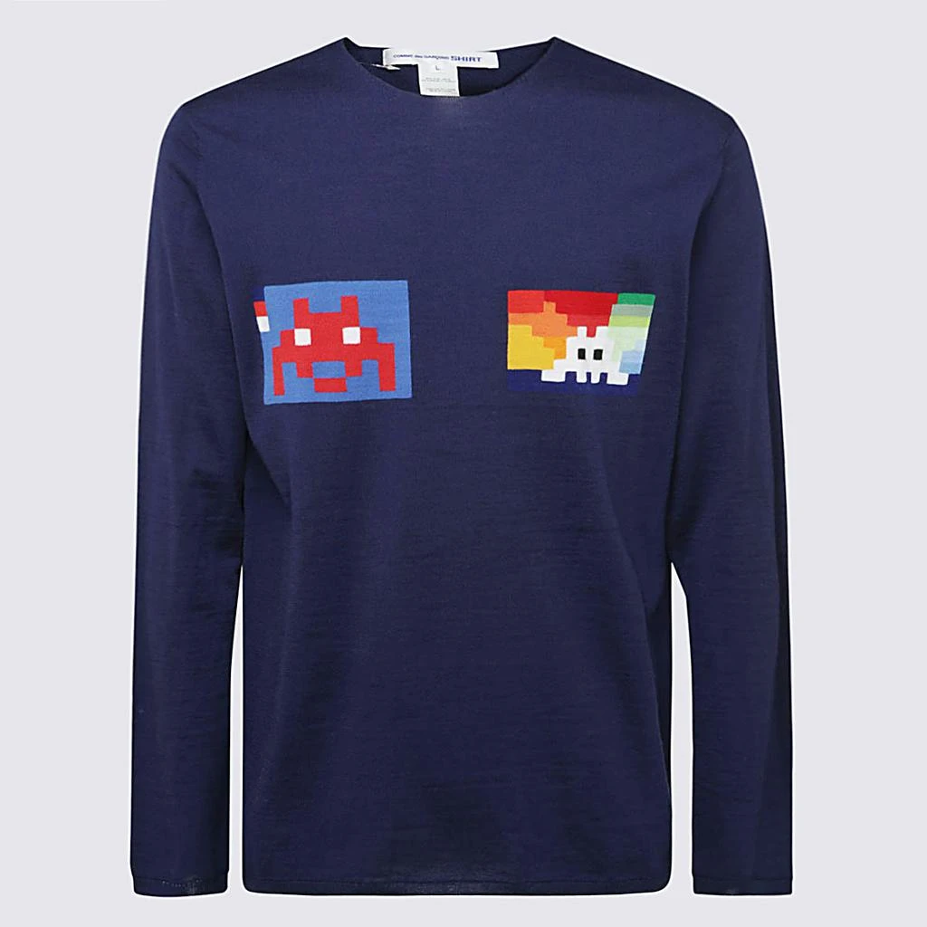 商品Comme des Garcons|Comme des Garcons Sweaters Blue,价格¥2057,第1张图片