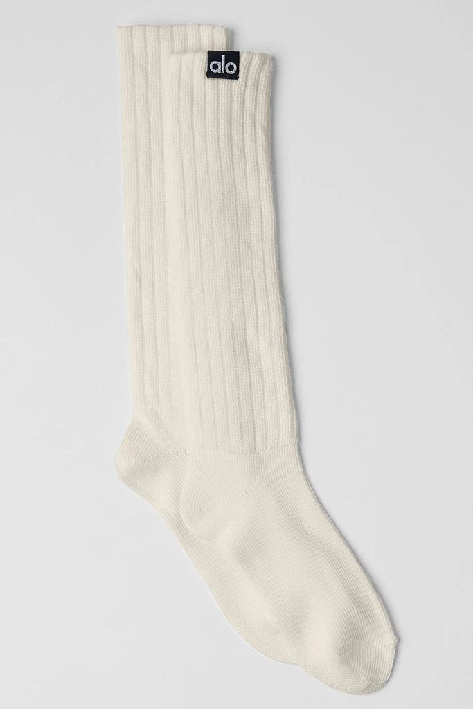 商品Alo|Unisex Scrunch Sock - Bone,价格¥210,第1张图片