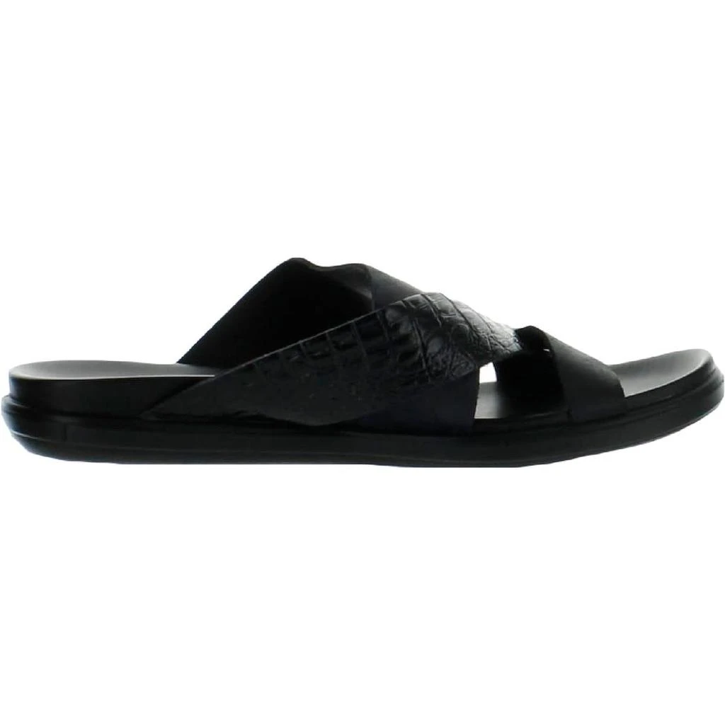 商品ECCO|ECCO Womens Leather Slip On Slide Sandals,价格¥360,第3张图片详细描述