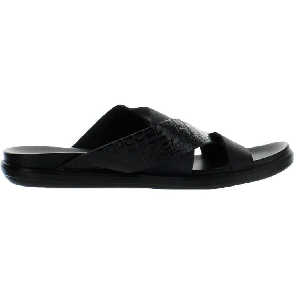商品ECCO|ECCO Womens Leather Slip On Slide Sandals,价格¥515,第5张图片详细描述