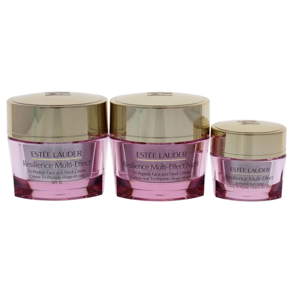 商品Estée Lauder|Resilience Multi-Effect Set by Estee Lauder for Unisex - 3 Pc 1.7oz Tri-Peptide Face and Neck Cream SPF 15, 1.7oz Tri-Peptide Face and Neck Cream, 0.5 oz Tri-Peptide Eye Cream,价格¥1865,第2张图片详细描述
