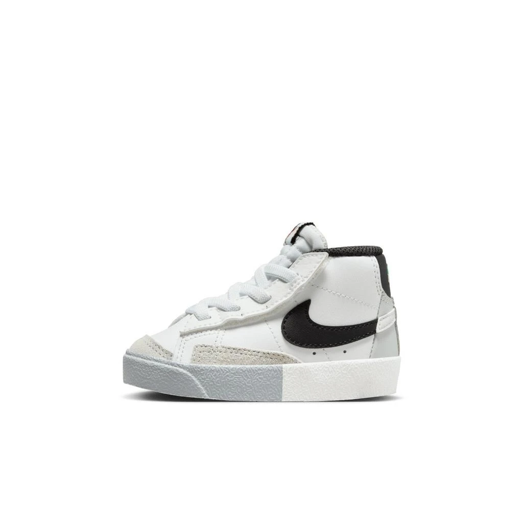 商品NIKE|Blazer Mid '77 SE FN6939-100 Sneakers Toddler White Black Comfort Shoes,价格¥313,第1张图片详细描述
