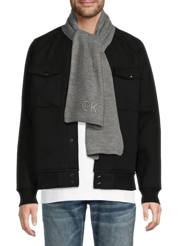 商品Calvin Klein|Logo Wrap Around Scarf,价格¥285,第1张图片