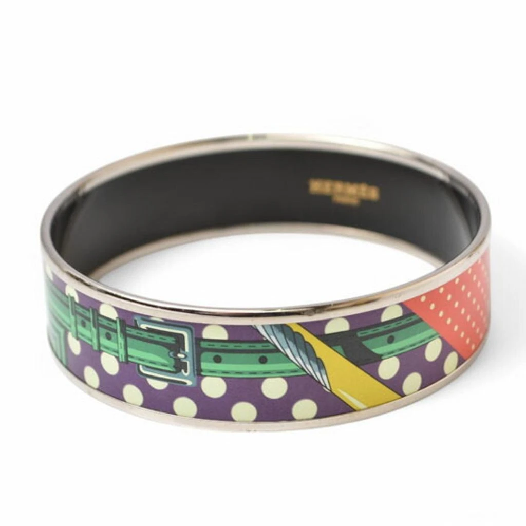 商品[二手商品] Hermes|Color Enamel Leather Bangle (Pre-Owned),价格¥3810,第2张图片详细描述