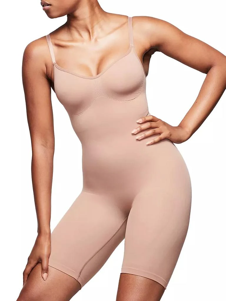 商品SKIMS|Seamless Sculpt Mid Thigh Bodysuit,价格¥551,第3张图片详细描述