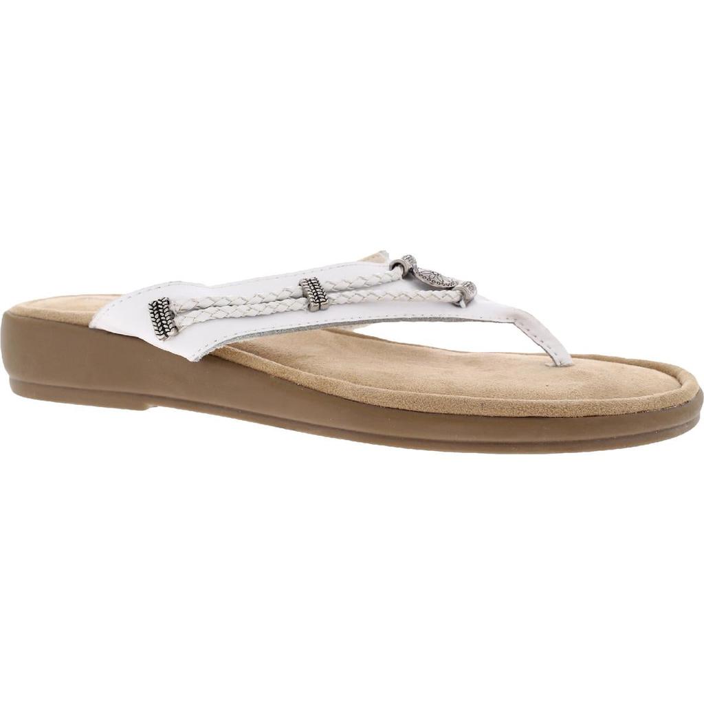 Minnetonka Womens Embellished Slip On Thong Sandals商品第1张图片规格展示