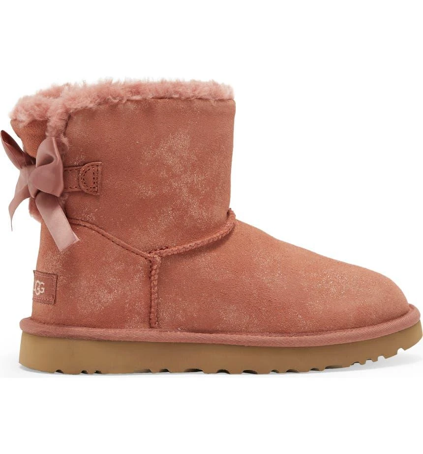 商品UGG|Mini Bailey Bow Glimmer Faux Fur Lined Boot,价格¥974,第3张图片详细描述