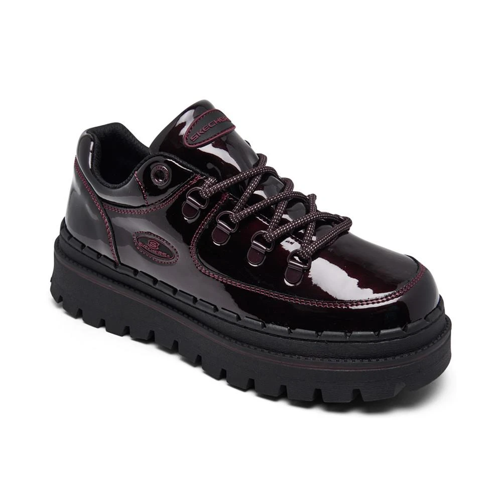 商品SKECHERS|Women's Jammers - Cool Block Fashion Lace-Up Platform Casual Shoes from Finish Line,价格¥490,第1张图片