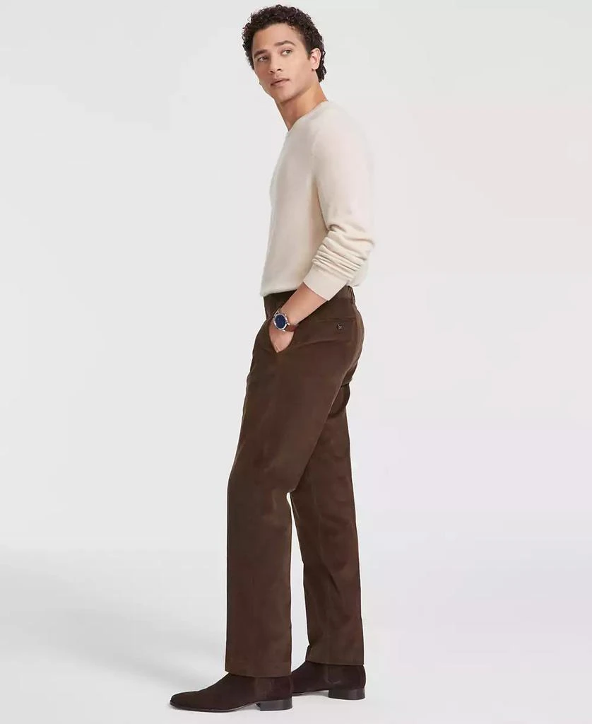商品Tommy Hilfiger|Men's Modern-Fit Solid Corduroy Pants,价格¥333,第2张图片详细描述