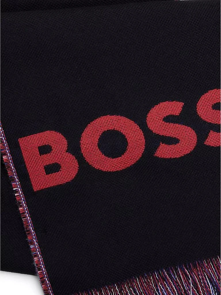 商品Hugo Boss|BOSS x NFL Logo Scarf with New York Giants,价格¥1110,第3张图片详细描述