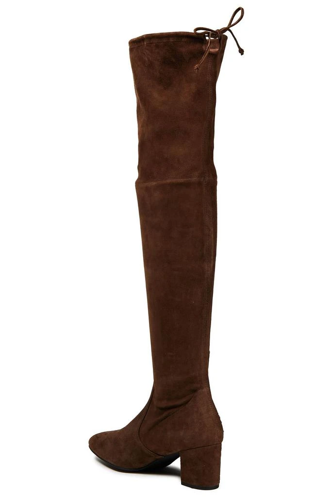 商品Stuart Weitzman|Genna 60 stretch-suede over-the-knee boots,价格¥1893,第3张图片详细描述