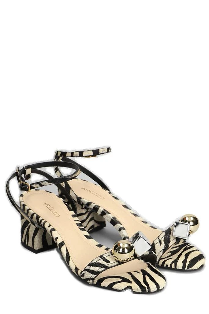 商品Arezzo|Arezzo Animal Printed Block Heel Sandals,价格¥928,第3张图片详细描述