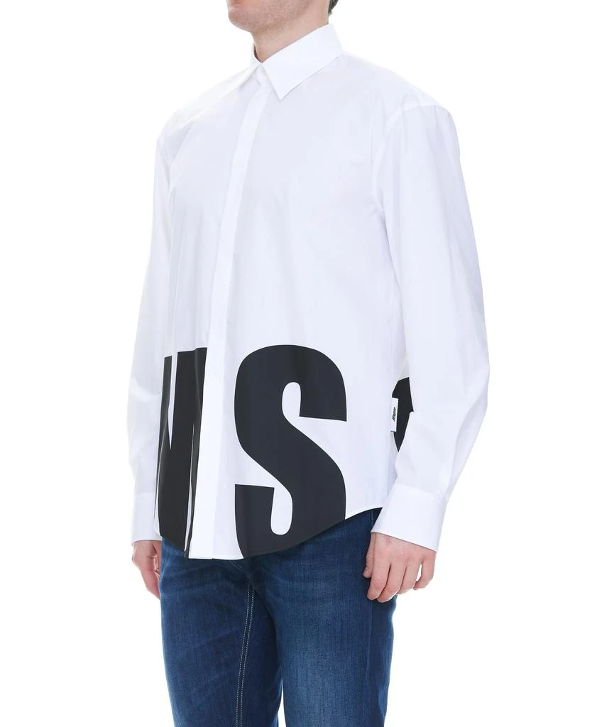 商品MSGM|MSGM Poplin Shirt With Maxi Logo,价格¥1864,第4张图片详细描述