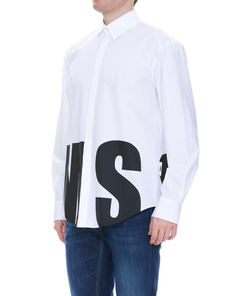 商品MSGM|MSGM Poplin Shirt With Maxi Logo,价格¥2263,第6张图片详细描述