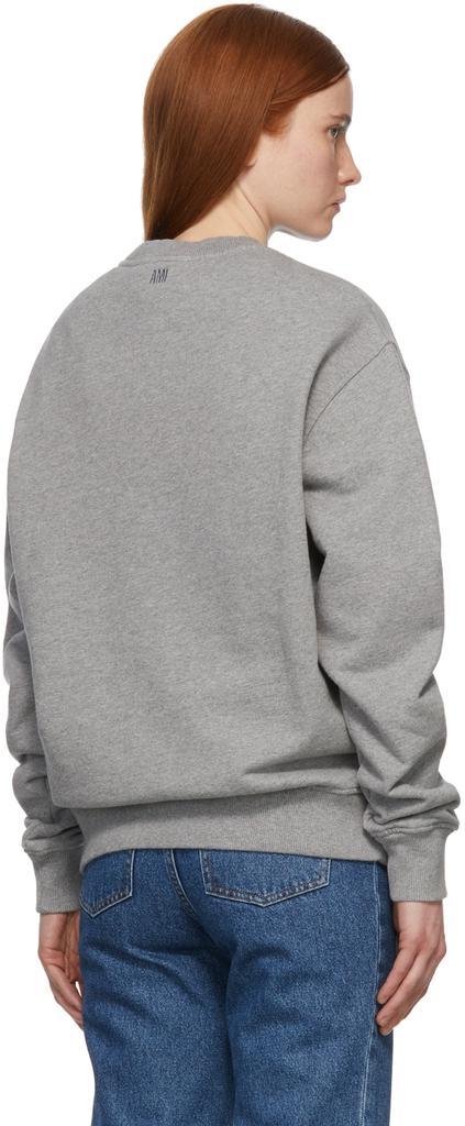 商品AMI|Grey Ami de Cœur Sweatshirt,价格¥1694,第5张图片详细描述