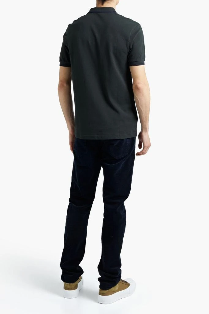 商品Fred Perry|Embroidered cotton-piqué polo shirt,价格¥181,第3张图片详细描述