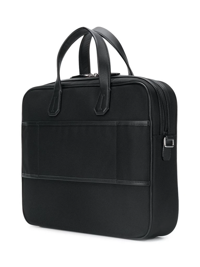商品Bally|NEW Bally Chandos Men's 6220459 Black Fabric Small Business Bag MSRP,价格¥2662,第2张图片详细描述