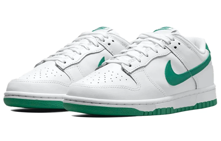 商品[国内直发] NIKE|Dunk 凯尔特人 低帮 板鞋 女款 白绿,价格¥910,第4张图片详细描述