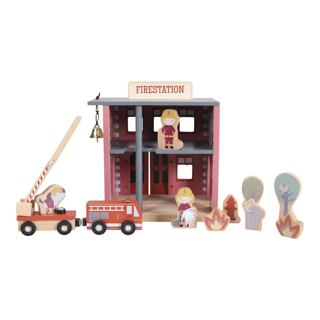 商品The Hut|Little Dutch Railway Train Extension - Firestation,价格¥337,第2张图片详细描述