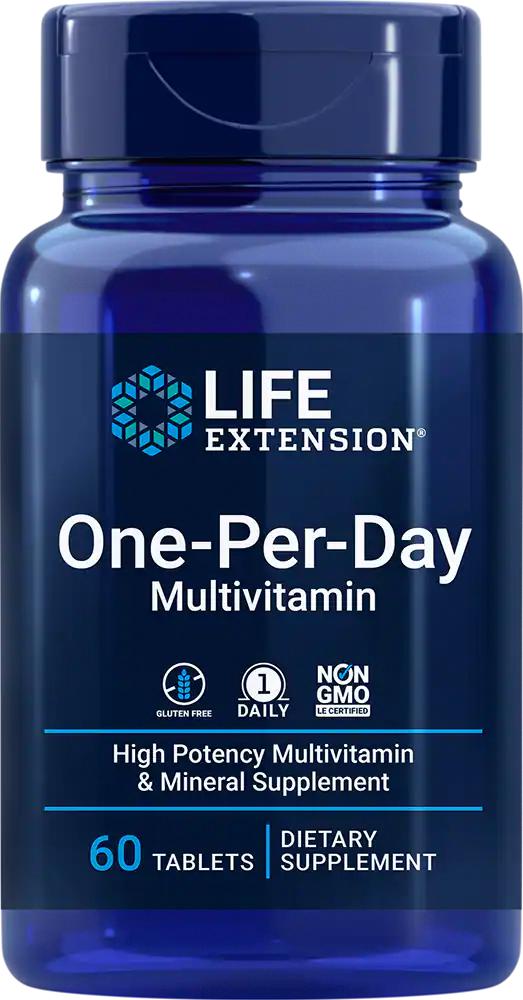 Life Extension One-Per-Day Multivitamin, 60 Multivitamin tablets商品第1张图片规格展示