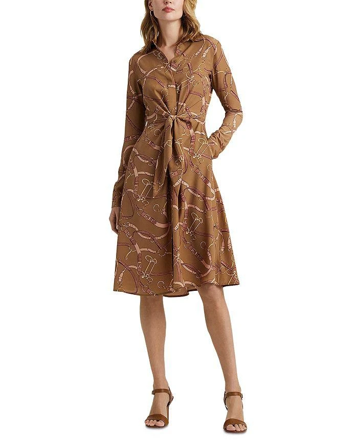商品Ralph Lauren|Tie Waist Shirt Dress,价格¥702,第1张图片