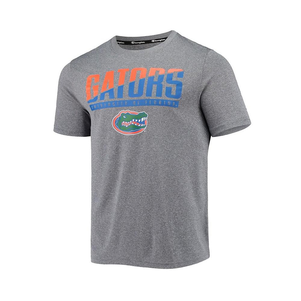 Men's Gray Florida Gators Wordmark Slash T-shirt商品第3张图片规格展示