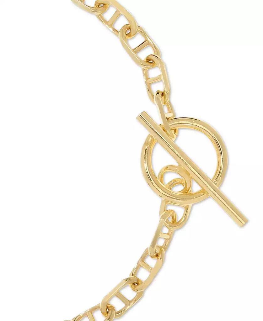 商品Macy's|Mariner Link Chain Toggle Bracelet in 14k Gold-Plated Sterling Silver,价格¥389,第4张图片详细描述