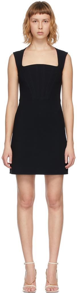 商品Bottega Veneta|黑色方领连衣裙,价格¥17168,第1张图片
