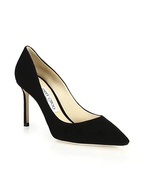 商品Jimmy Choo|Romy 85 麂皮绒高跟鞋,价格¥4459,第1张图片