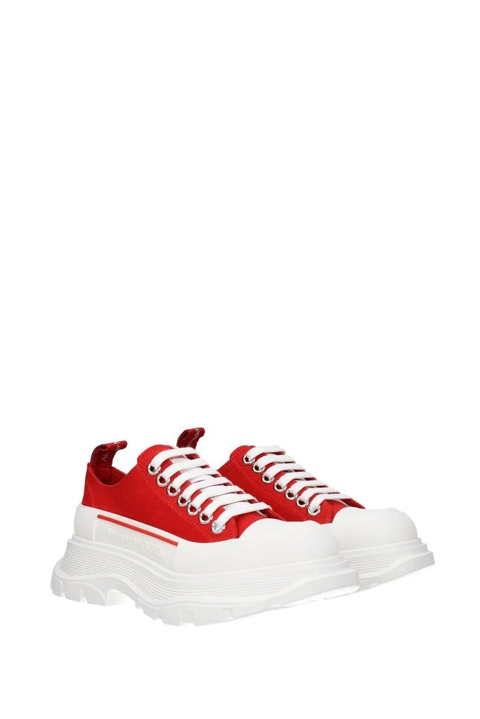 商品Alexander McQueen|Sneakers Fabric Red Bright Red,价格¥2275,第2张图片详细描述