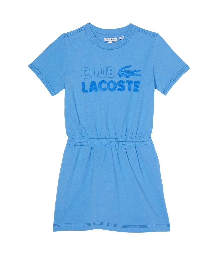 商品Lacoste|Short Sleeve Club Cinched Waist Dress (Little Kids/Big Kids),价格¥603,第1张图片