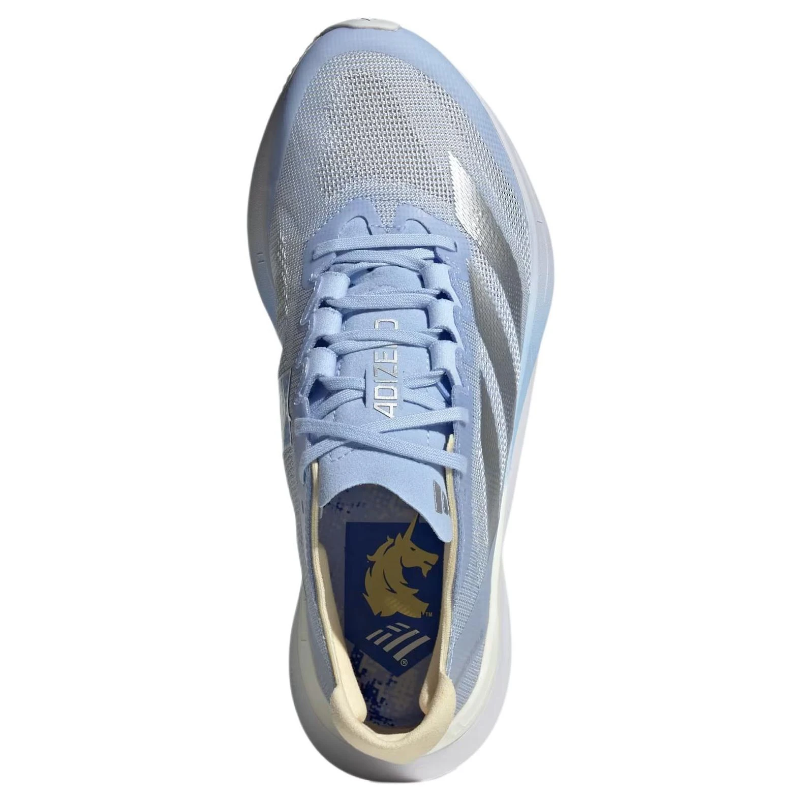 商品[国内直发] Adidas|adidas Adizero Boston 12 舒适防滑耐磨 低帮跑步鞋 女款 蓝灰色,价格¥771,第3张图片详细描述