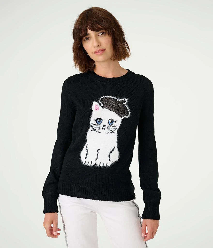 商品Karl Lagerfeld Paris|CHOUPETTE BERET SWEATER,价格¥495,第1张图片