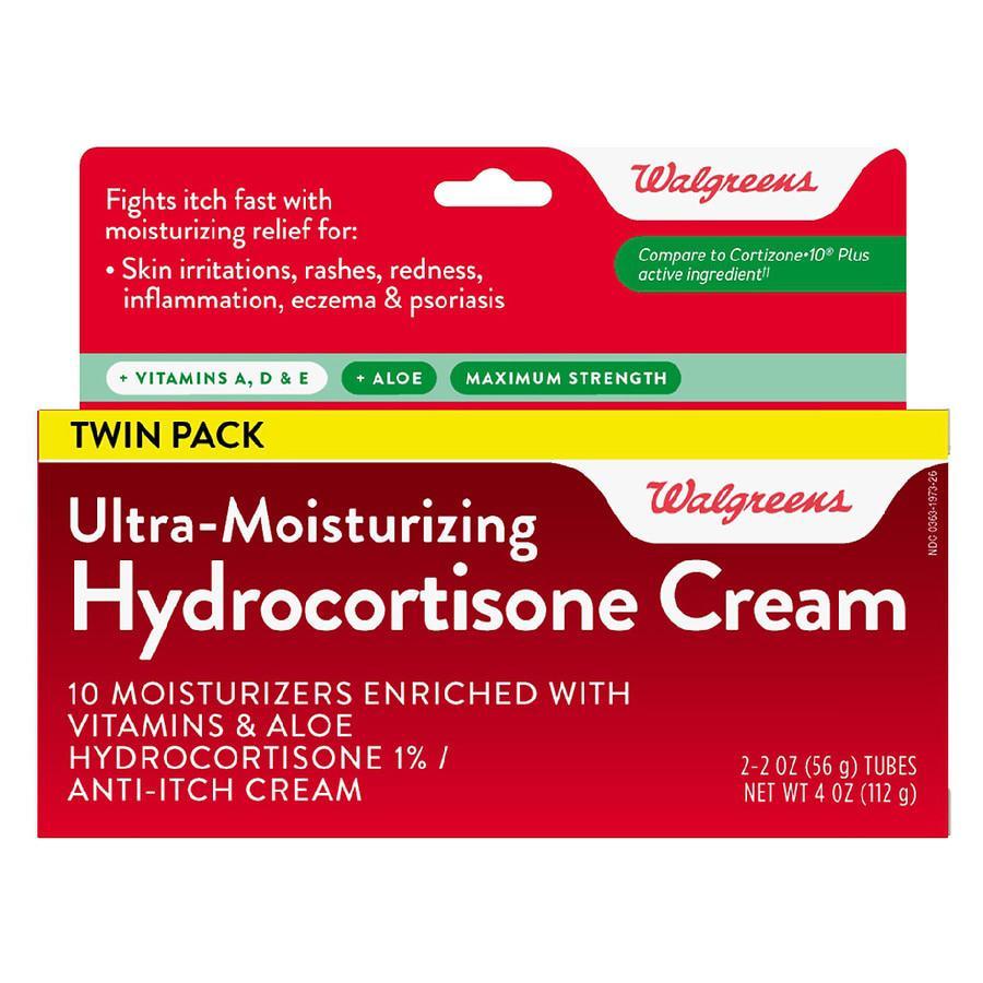 商品Walgreens|Hydrocortisone 1 Percent Anti-Itch Cream Plus 10 Moisturizers,价格¥71,第1张图片