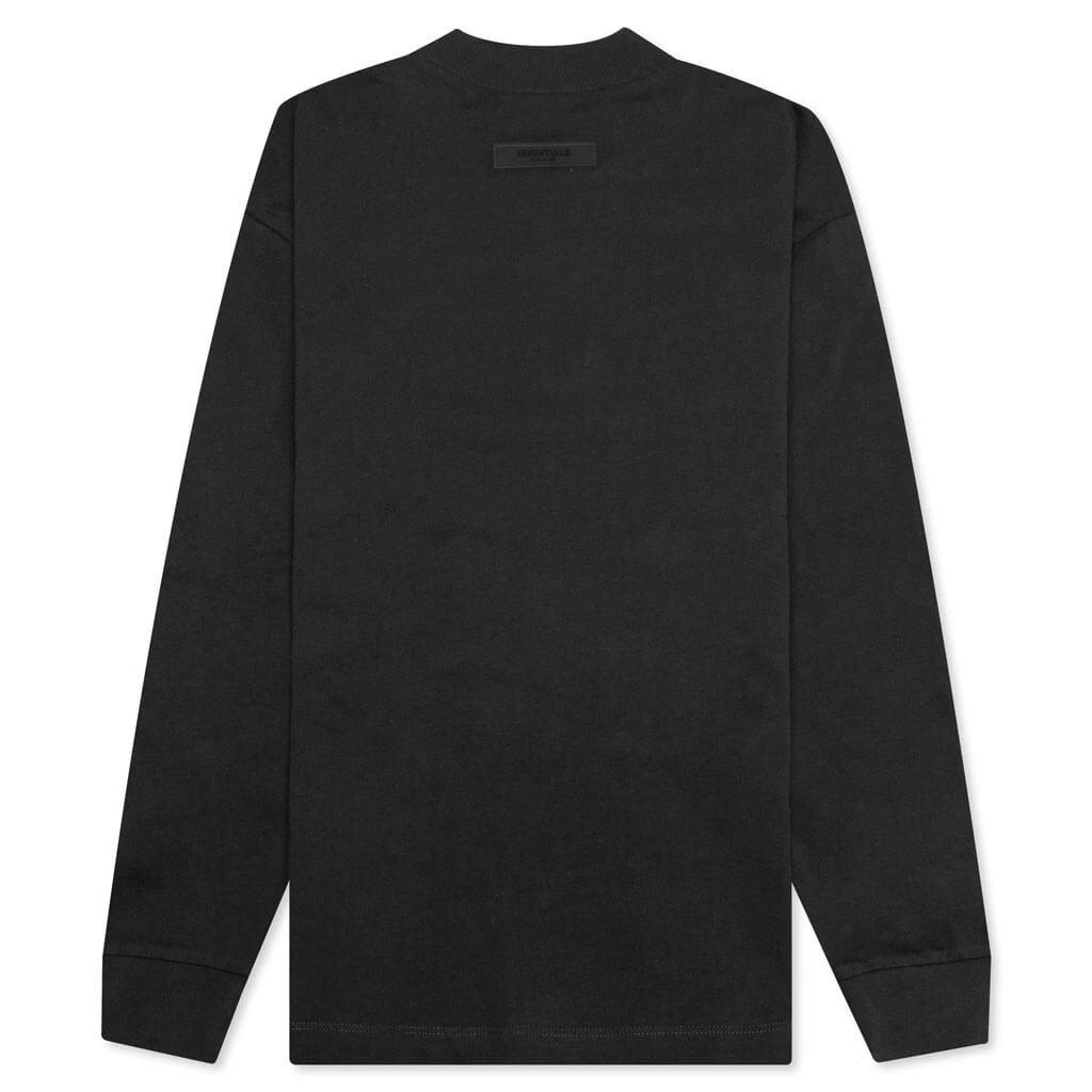 商品Essentials|Fear of God Essentials Kid's L/S Tee - Iron,价格¥206,第2张图片详细描述