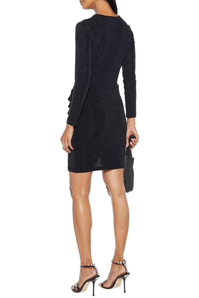 商品IRO|Hime wrap-effect ruffled metallic stretch-knit mini dress,价格¥896,第1张图片