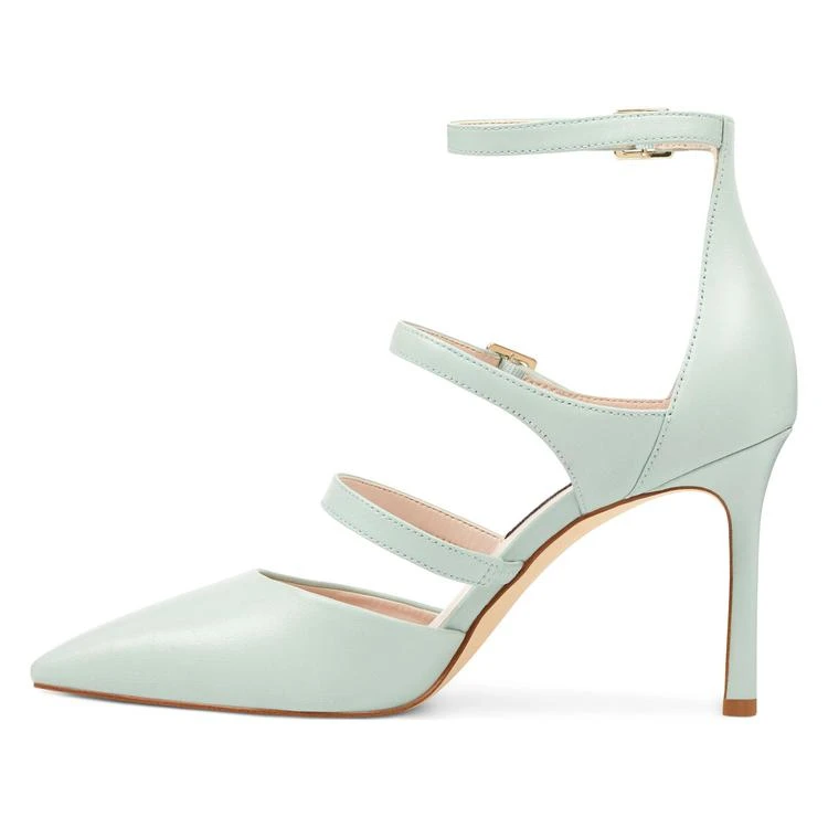 商品Nine West|Enchanting 脚踝系带凉鞋,价格¥334,第2张图片详细描述