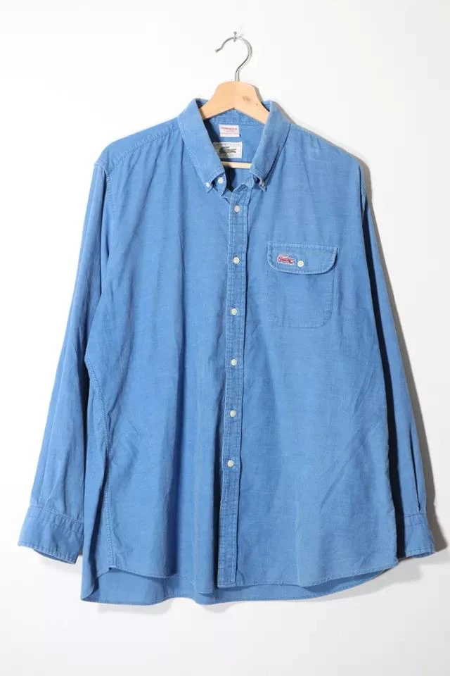 商品Lacoste|Vintage Lacoste Corduroy Button Down Shirt Made in Hong Kong,价格¥1278,第1张图片