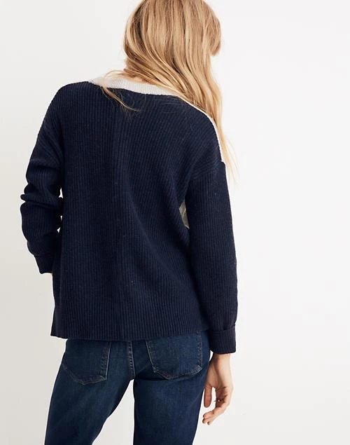 商品Madewell|Patch Pocket Pullover Sweater in Colorblock 毛衣,价格¥436,第3张图片详细描述