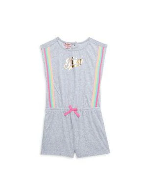 商品Juicy Couture|Little Girl’s & Girl’s Heathered Rainbow Romper,价格¥151,第1张图片
