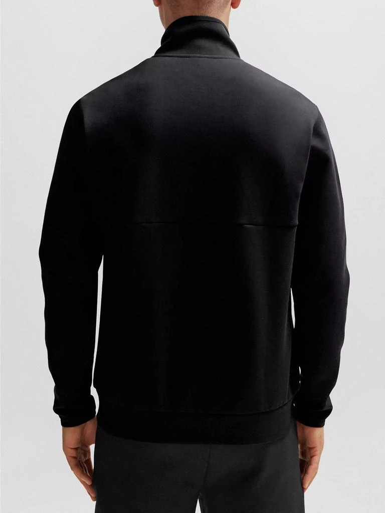 商品Hugo Boss|Zip-Up Sweatshirt with Logo Print,价格¥1193,第4张图片详细描述