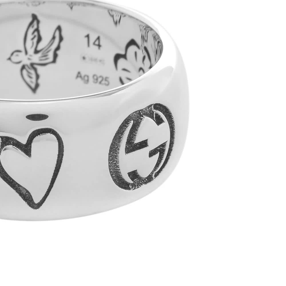 商品Gucci|Gucci Jewellery Gucci Blind For Love Ring L,价格¥1512,第3张图片详细描述