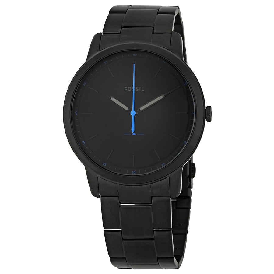 Fossil The Minimalist Black Satin Dial Mens Watch FS5308商品第1张图片规格展示