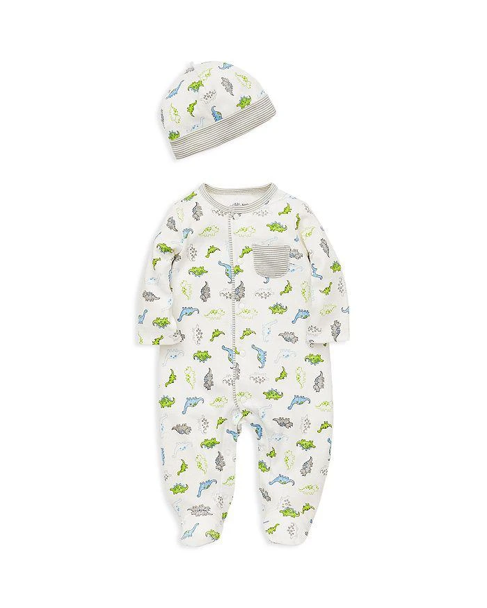 商品Little Me|Boys' Tiny Dinosaurs Footie & Cap Set - Baby ,价格¥112,第1张图片