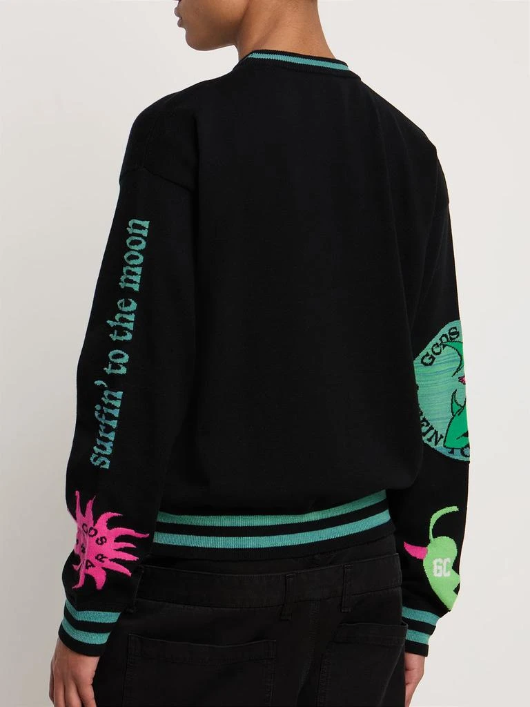 商品GCDS|Wirdo Cotton Knit Sweater,价格¥2340,第2张图片详细描述