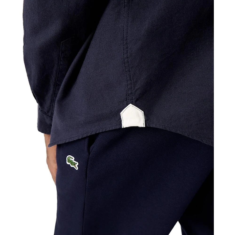 商品Lacoste|Men's Regular Fit Long-Sleeve Solid Oxford Shirt,价格¥768,第5张图片详细描述