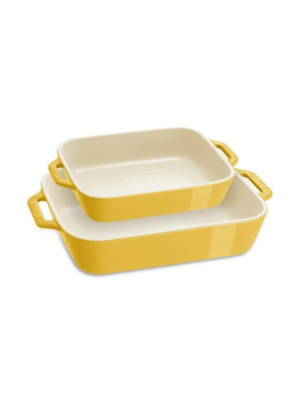 商品Staub|2-Piece Ceramic Baking Dishes,价格¥397,第1张图片