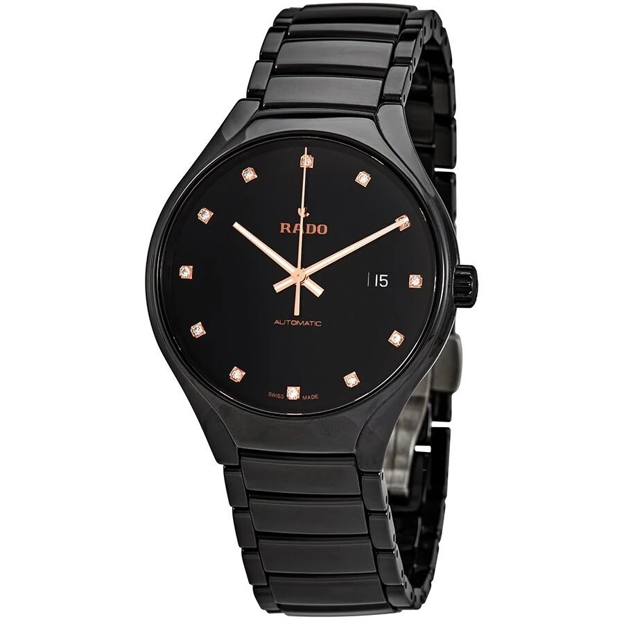 商品Rado|True Automatic Diamond Black Dial Men's Watch R27056732,价格¥13160,第1张图片