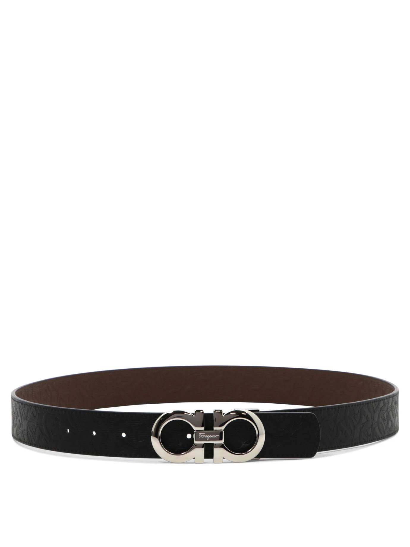 商品Salvatore Ferragamo|Salvatore Ferragamo 男士腰带 0741409 棕色,价格¥1879,第3张图片详细描述